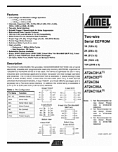 DataSheet AT24C08A pdf