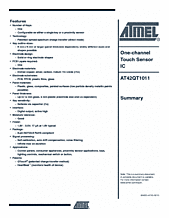 DataSheet AT42QT1011 pdf