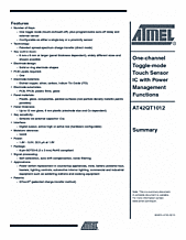 DataSheet AT42QT1012 pdf