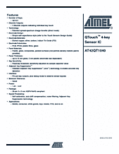 DataSheet AT42QT1040 pdf