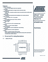 DataSheet AT42QT4120 pdf