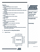 DataSheet AT42QT4160 pdf