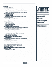 DataSheet AT45DB642D pdf