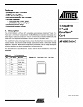 DataSheet AT45DCB004C pdf