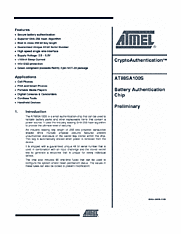 DataSheet AT88SA100S pdf