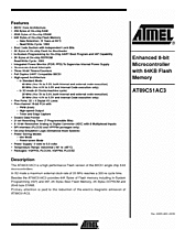 DataSheet AT89C51AC3 pdf