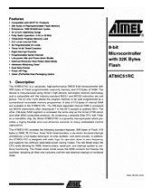 DataSheet AT89C51RC pdf