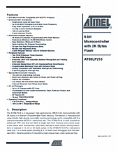 DataSheet AT89LP216 pdf
