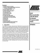 DataSheet AT89S52 pdf