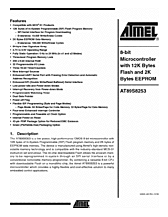 DataSheet AT89S8253 pdf