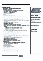 DataSheet AT90SCR050 pdf