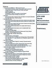 DataSheet AT91SAM9263 pdf