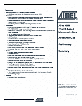 DataSheet AT91SAM9G45 pdf
