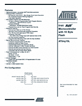 DataSheet ATtiny15L pdf