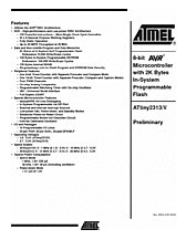 DataSheet ATtiny2313 pdf