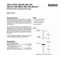 DataSheet 5082-3081 pdf