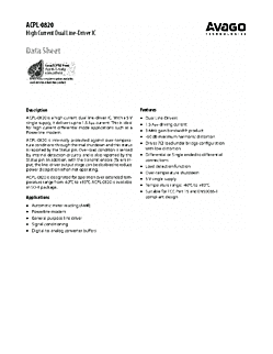 DataSheet ACPL-0820 pdf