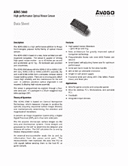 DataSheet ADNS-3060 pdf