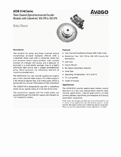 DataSheet AEDB-9140-A14 pdf