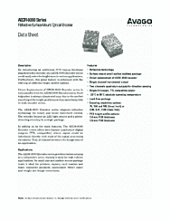 DataSheet AEDR-8010-1K2 pdf