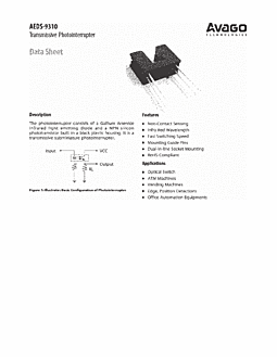 DataSheet AEDS-9310 pdf