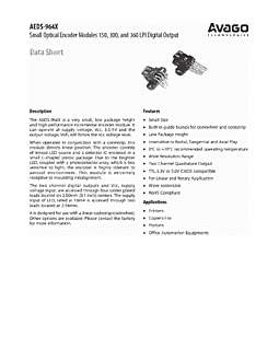DataSheet AEDS-9640-210 pdf