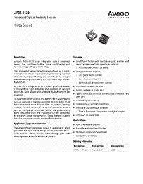 DataSheet APDS-9120 pdf