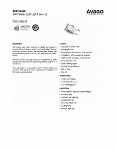 DataSheet ASMT-MW20 pdf