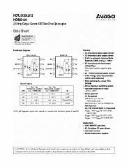 DataSheet HCNW3120 pdf