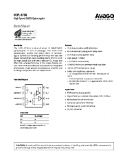 DataSheet HCPL-0738 pdf