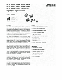 DataSheet HCPL-091J pdf