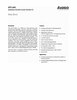 DataSheet HCTL-2001 pdf