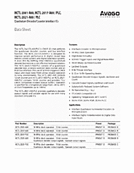 DataSheet HCTL-2001-A00 pdf