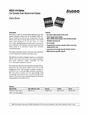 DataSheet HDLA-1414 pdf