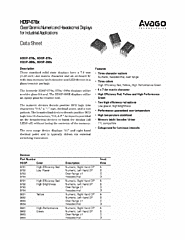 DataSheet HDSP-0794 pdf