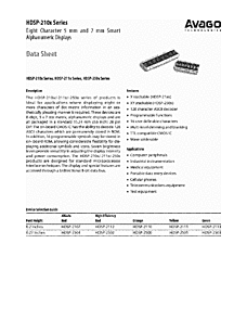 DataSheet HDSP-2113 pdf