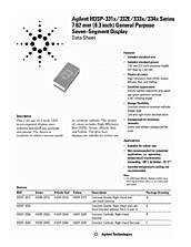 DataSheet HDSP-334A pdf