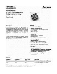 DataSheet HDSP-523Y pdf
