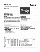 DataSheet HDSP-5601 pdf