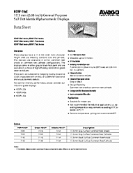 DataSheet HDSP-701A pdf