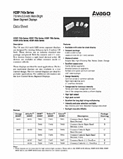 DataSheet HDSP-7403 pdf