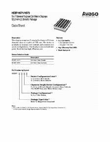 DataSheet HDSP-H573 pdf