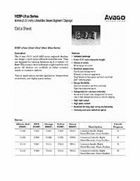 DataSheet HDSP-U503 pdf