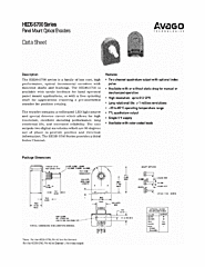 DataSheet HEDS-5700#A01 pdf