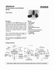 DataSheet HEDS-9100#E00 pdf