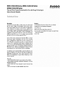 DataSheet HEDS-5120#G06 pdf