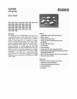DataSheet HLMP-2400 pdf