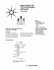 DataSheet HLMP-1401-EF000 pdf