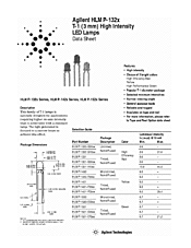 DataSheet HLMP-1420-F0000 pdf