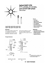 DataSheet HLMP-4700 pdf